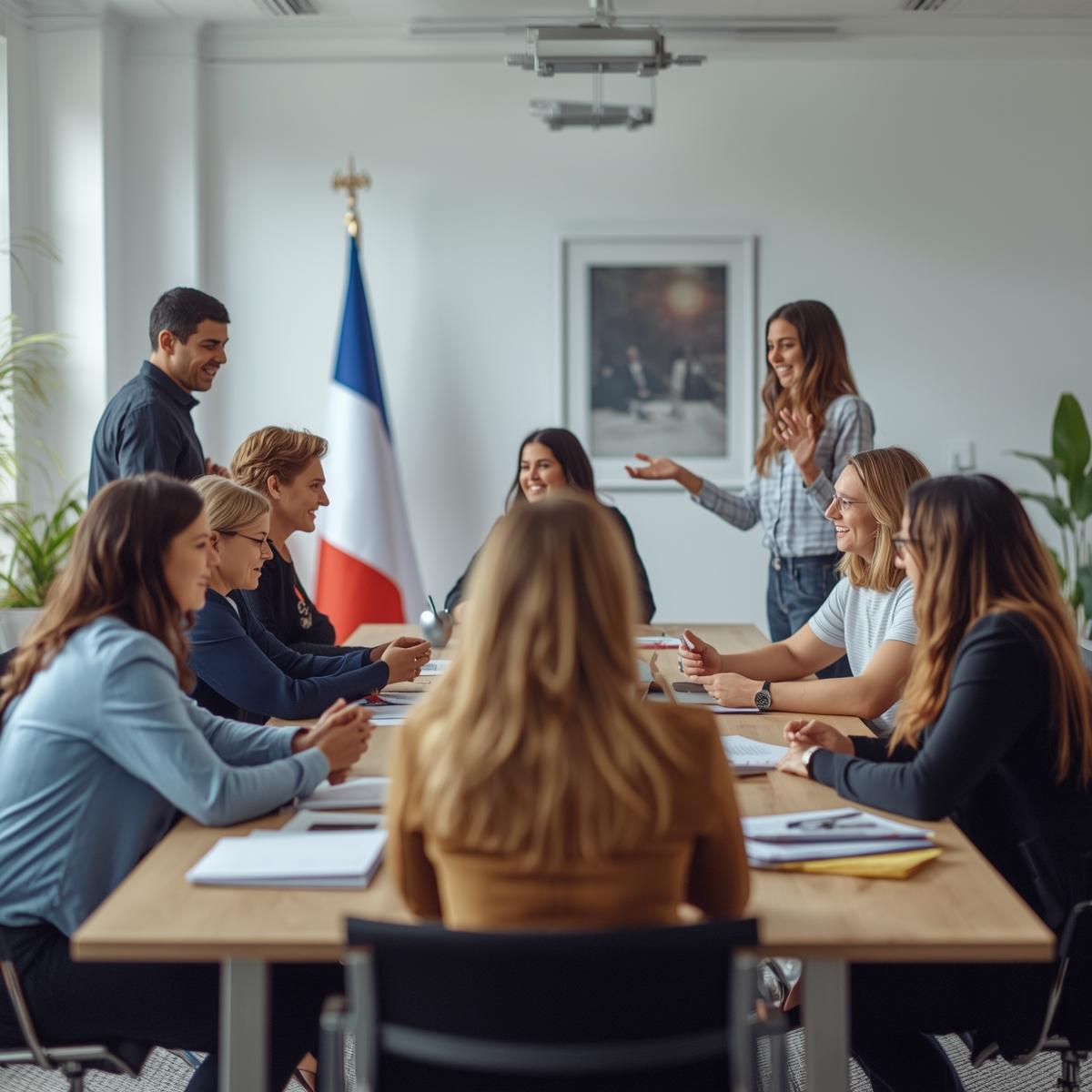 Communiquer en français dans un contexte professionnel
